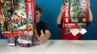 Lego NINJAGO Dawn of Iron and Samurai VXL Unboxing Build Review PLAY #70626 #70625 KIDS TOY