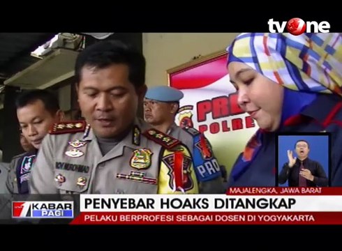 Dosen Penyebar Hoaks Ditangkap Polisi