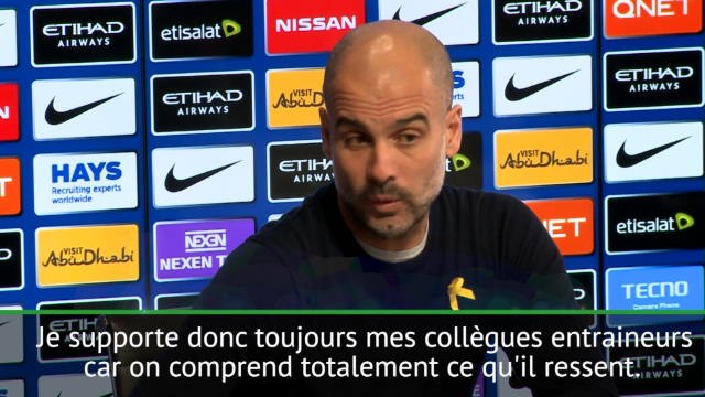 Premier League: 28e j. - Guardiola soutient Wenger mais ne comprend pas ses reproches