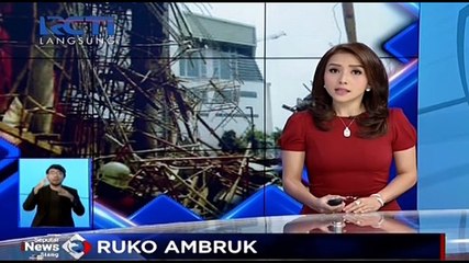 Video Detik-Detik Ruko Warnet di Malang Ambruk
