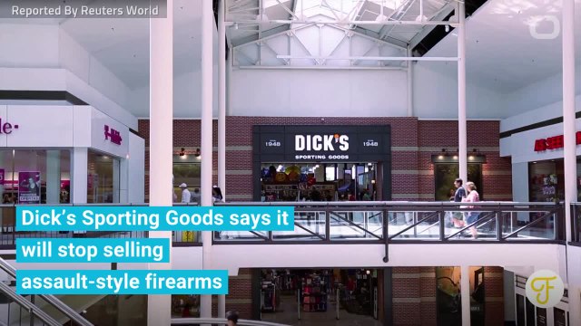 U.S. Sporting Goods Store Ends Sale of Assault Weapons