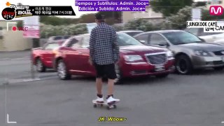 [Sub Español] AHL - Cut Unreleased 3.2 V’s. Suga’s and Jungkook’s skateboard stunts
