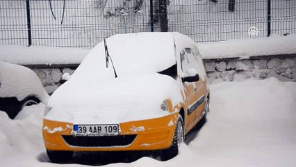 Kar yağışı etkisini kaybetti - KIRKLARELİ