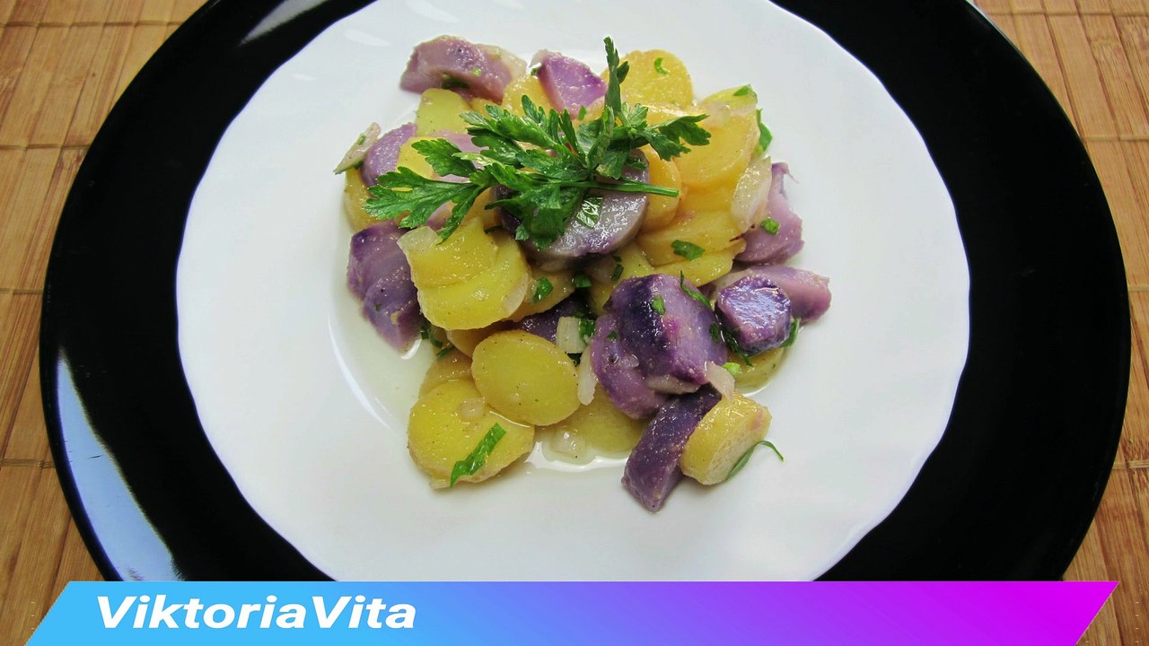 КАРТОФЕЛЬНЫЙ САЛАТ. KARTOFFELSALAT einfach.Просто и вкусно!