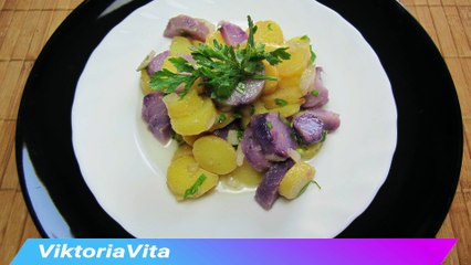 КАРТОФЕЛЬНЫЙ САЛАТ. KARTOFFELSALAT einfach.Просто и вкусно!