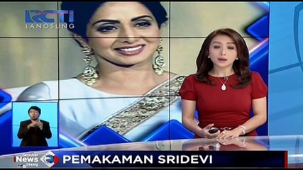Ribuan Fans hingga Selebriti Bollywood Iringi Proses Kremasi Sridevi Kapoor