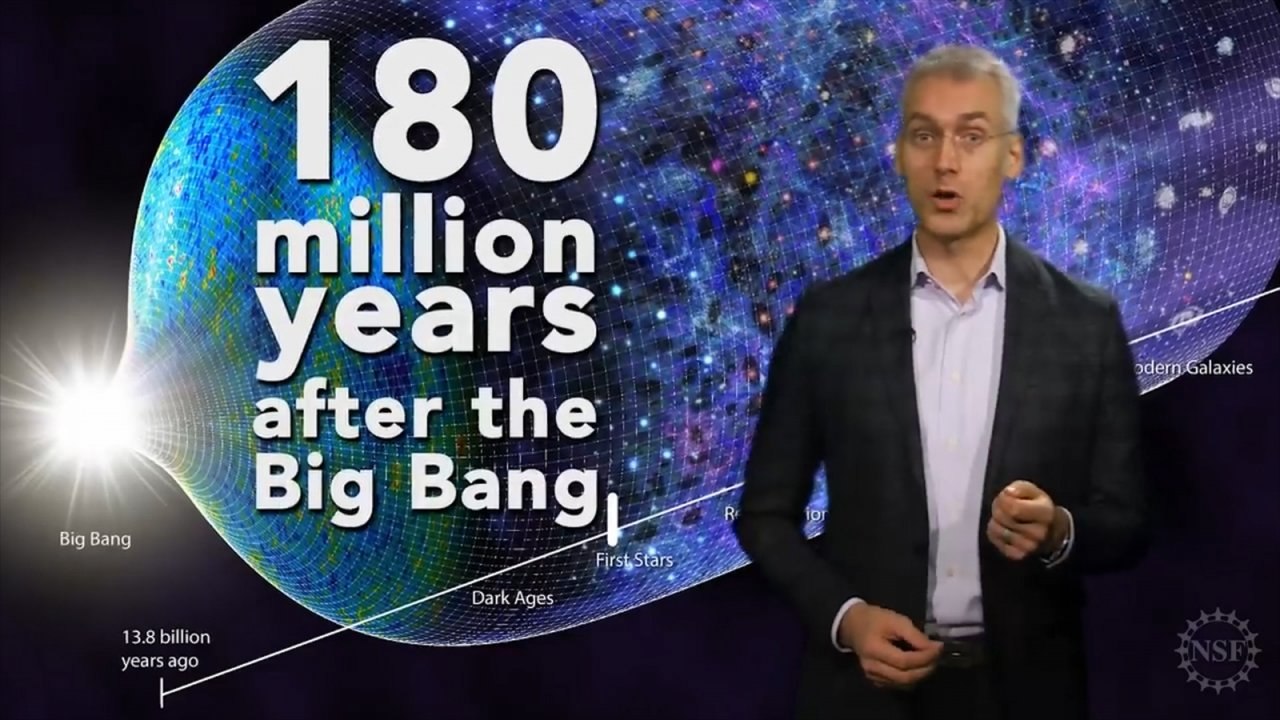 Earliest stars shone 180 million years after big bang