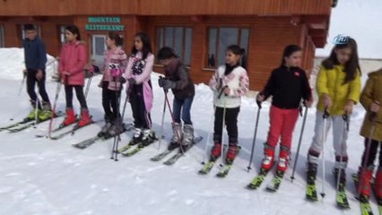 Geleceğin kayakçıları Hakkari’de yetişiyor