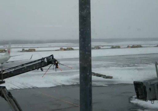 Hundreds of Flights Cancelled as Snowstorm Hits Hokkaido
