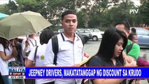 Jeepney drivers, makatatanggap ng discount sa krudo