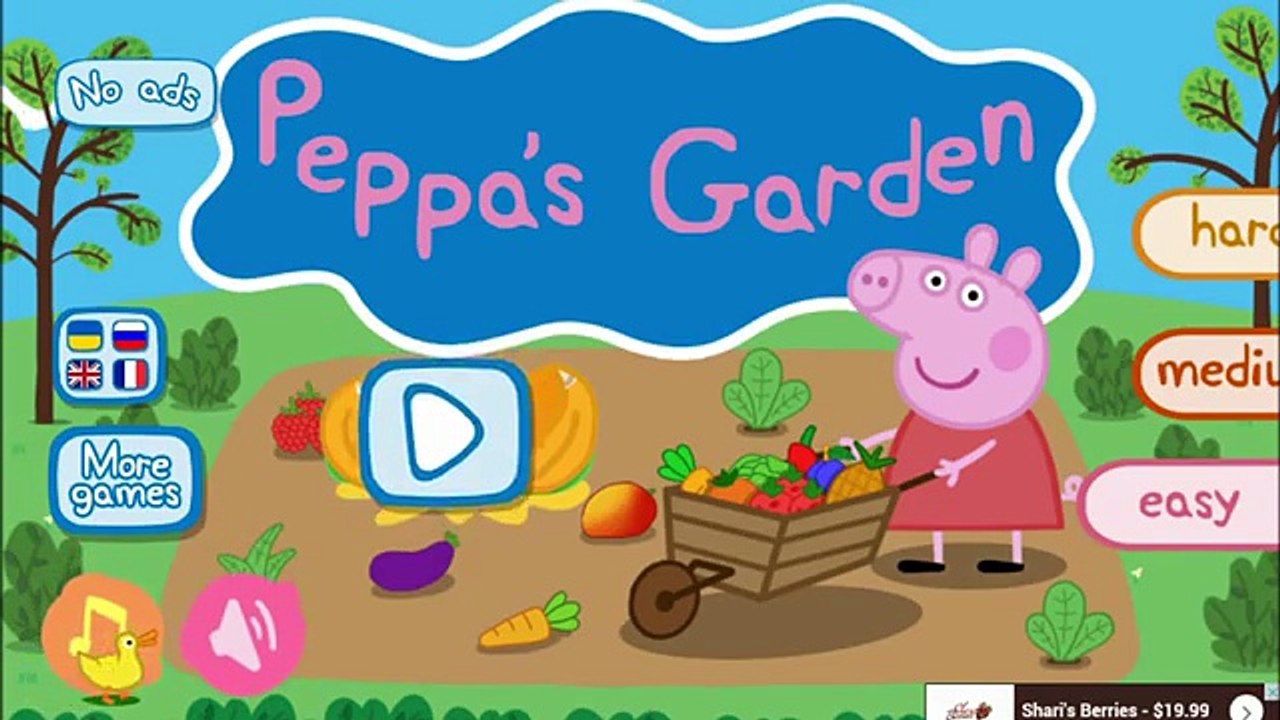 Peppa Pigs Garden Part 1 - best iPad app demos for kids - Philip