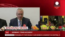 LIVE German train crash news conf. 