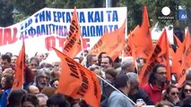 Pension reform protests across Greece as thousands take to the streets