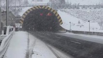Bolu Dağı'nda Yoğun Kar Yağışı