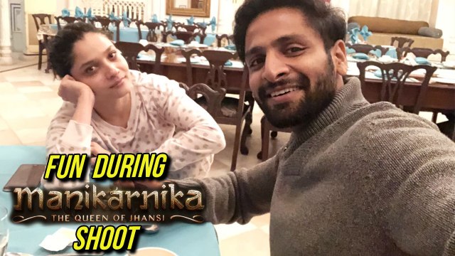 Vaibhav Tatwawadi Enjoy's Shoot With Ankita Lokhande | Manikarnika | Kangana Ranaut