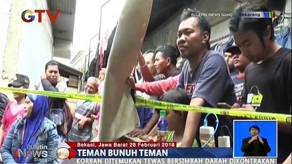 Seorang Pria Dibunuh Temannya Sendiri