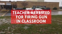 Georgia teacher arrested after firing gunshot in school classroom