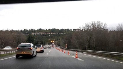 Péage de la Barque : l'A8 fermée à la circulation en direction de Saint-Maximin