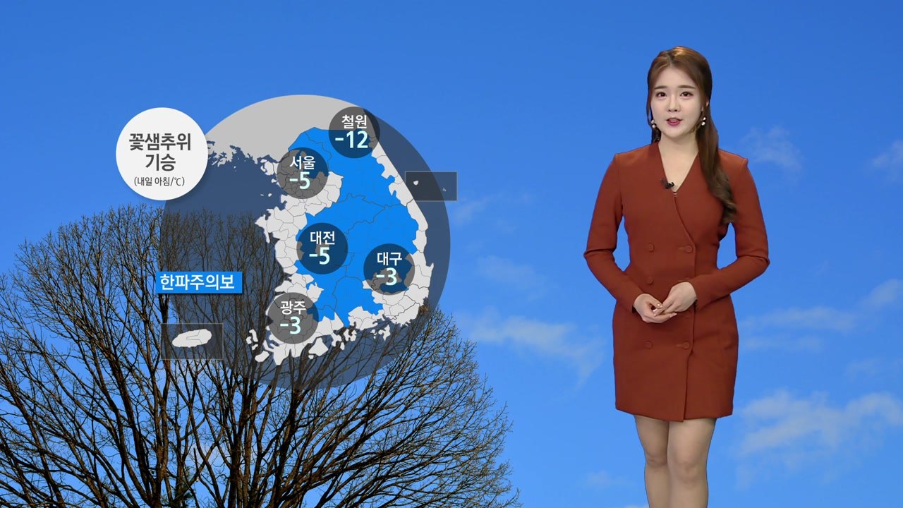 [날씨] 내일 아침 기온 뚝...낮부터 '꽃샘추위' 누그러져 / YTN