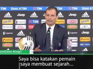 Pemain Juve Membuat Sejarah Di Coppa Italia - Allegri