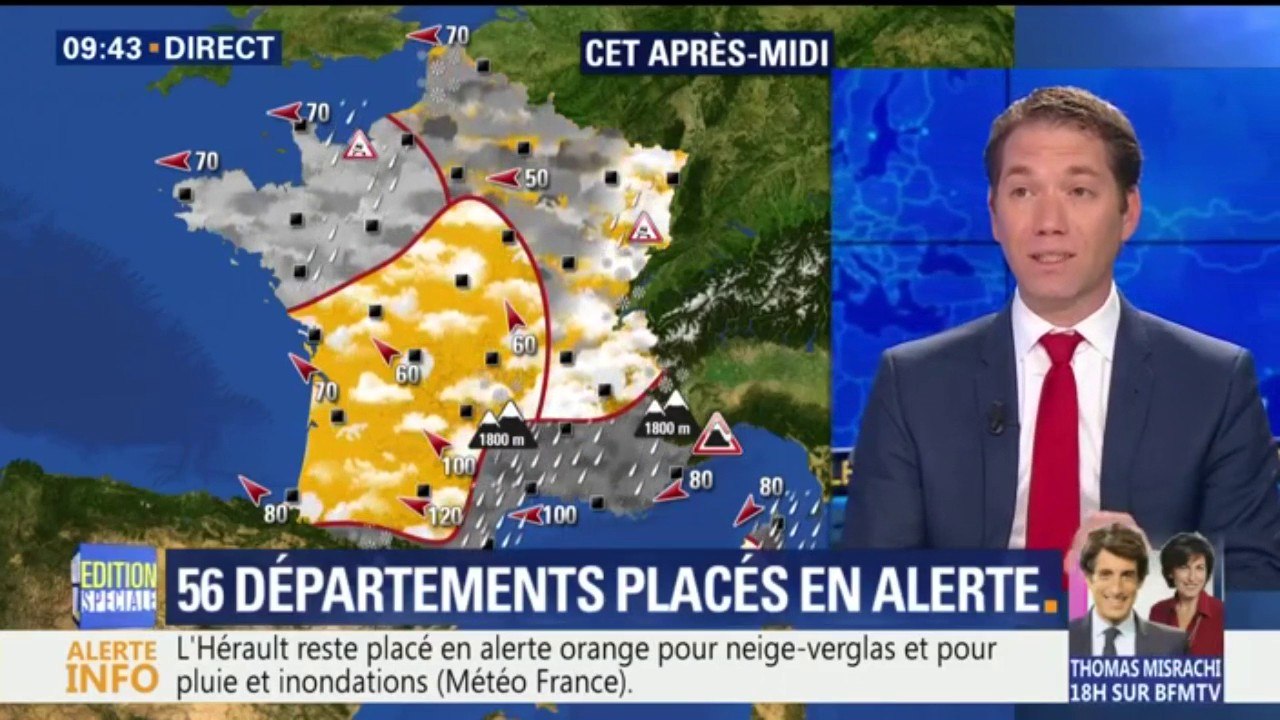 Les températures vont redevenir positives cet après-midi, attention aux pluies verglaçantes