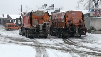Bolu Dağında kar yağışı devam ediyor