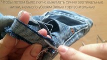 DIY: Как сделать модные рваные шорты / how to make ripped shorts
