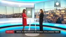 Terror, anti-Semitism and Mideast peace: Israel's Ambassador to France meets euronews