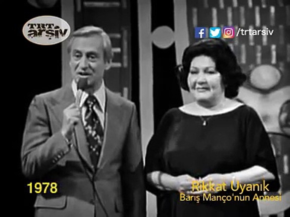 Barış Manço ve Annesi Rikkat Uyanık