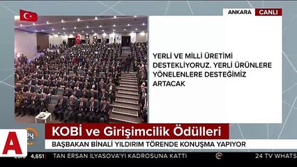 Başbakan Yıldırım�dan KOBİ�lere müjde... Artık tanımı değişiyor