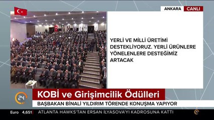 Başbakan Yıldırım´dan KOBİ´lere müjde