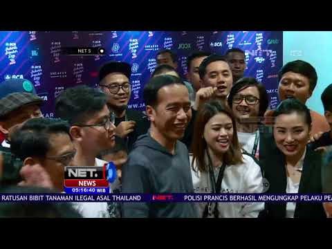 Presiden Jokowi Kunjungi Jakarta Sneaker Day NET 5