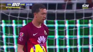 Godínez  Goal ~ Guadalajara Chivas 1 - 0 Club América