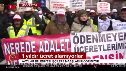 Avcılar'da işçiler ayaklandı! 1 yıldır maaş alamıyorlar