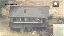 100,000 evacuated: Houses violently swept away in raging floodwaters, Japan