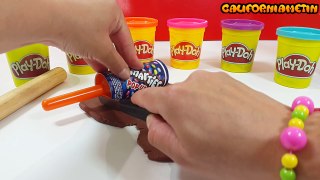 Play-Doh How To Make Rainbow Ice Cream Dippin Dots DIY Creative For Kids