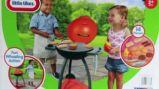 Little Tikes Sizzle n Serve Grill (Inside and Outside Grill for Kids) - Cooking Toys for Children