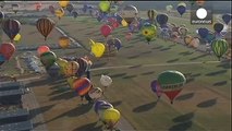 433 hot air balloons soar into the world record books, France