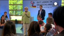 Young asylum seeker sobs as Merkel explains why she  cannot stay in Germany