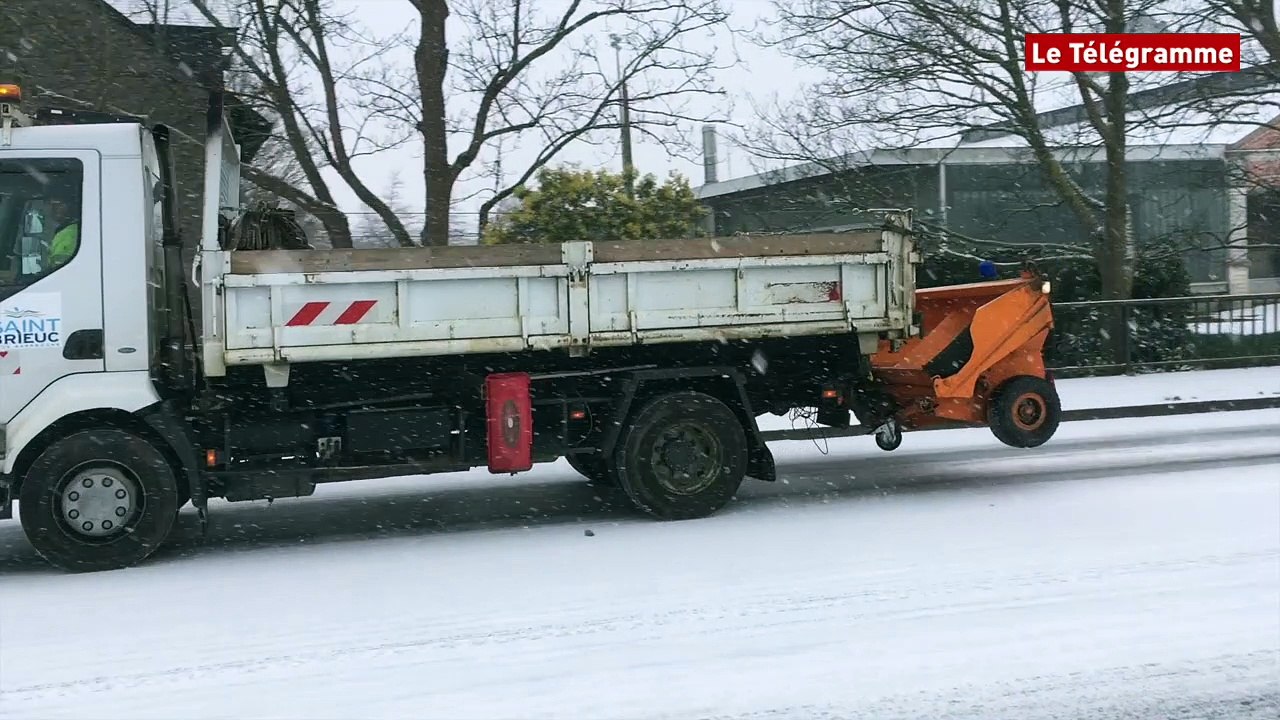 Saint-Brieuc. Un 1er mars sous la neige