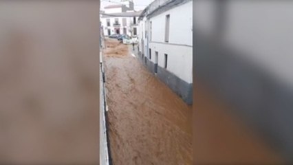 Vídeo viral: Riada en Constantina (Sevilla)