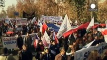 Chile: Teachers and students protests against education reforms