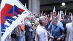 Communist Party demonstrators warn Greece's government not to touch pensions as sources claim an…