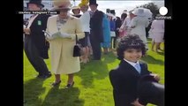 Adorable little boy breaks convention by shaking Queen Elizabeth's hand, UK