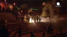 Palestinians protest Israeli light festival in East Jerusalem