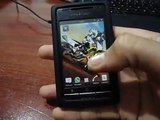 Sony Ericsson Xperia X8 con Android 2.3.7 Gingerbread