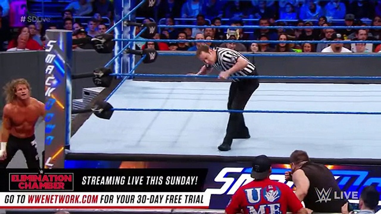 Dolph Ziggler vs. Kevin Owens- SmackDown LIVE, Feb. 20, 2018