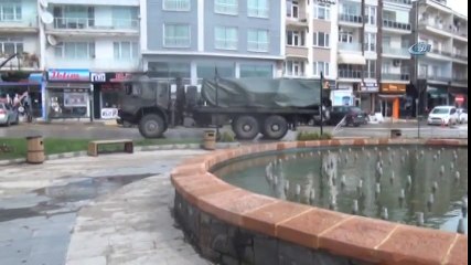 Sinop’a Gelen Askeri Araçlar Dikkat Çekti