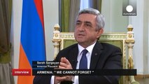 Armenian President Sargsyan pledges remembrance on massacre centenary