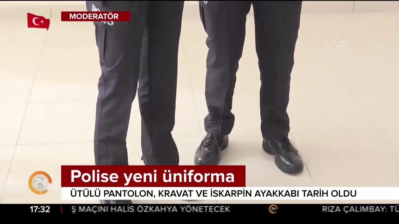 Polise yeni üniforma